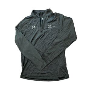 Used Under Armour Florida Gators Green and White Quater Zip Size Large